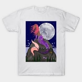 moonlit mermaid T-Shirt